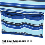 Gafete 2 Person Hammocks for Outside, Double Quilted Fabric Outdoor Hammock with Spreader Bar, Large Removable Pillow, Storage Pockets, Carabiners, Max 475 lbs Capacity (Catalina Beach) gafete