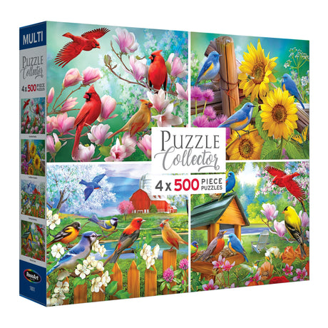 RoseArt - Songbird - 4-in-1-500 Piece Jigsaw Puzzle for Adults RoseArt