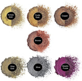 TECHAROOZ Metallic Pigment Powder, 7x20ml Fine Metal Dye for Epoxy Resin, UV Resin, Countertops, Soap Making, Slime, Candles DIY Acrylic Paints & Other Craft TECHAROOZ