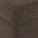 HomePop Home Decor | Dinah Collection Modern Storage Ottoman | Ottoman with Storage for Living Room & Bedroom (Chocalate Brown) HomePop