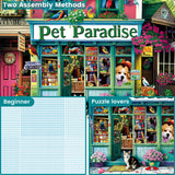 Jigsaw Puzzles for Adults 300 Pieces,Pet Store Adult Puzzles Animals Paper Puzzle with Large Poster Great Birthday Party Gift for Adult Children Elderly Challenging Family Activity 20.5 x 15 in WSCXSC