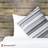 BARNWOODUSA Real Reclaimed Wood Planks - Easy Nail-Up Shiplap Panels for Rustic Wood Wall Paneling (Natural Weathered Gray, 3 Square Feet) BarnwoodUSA LLC