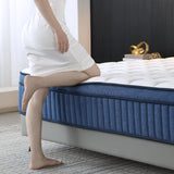 SUAYEA Full Mattress, 12 Inch Size Full Mattress in a Box, Medium Pocket Spring and Gel Memory Foam for Superior Comfort, Pressure Relief, Strong Edge Support SUAYEA