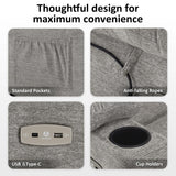 MCombo Power Lift Recliner Chair with Extended Footrest for Elderly People, Fabric 7287 (Light Grey, Medium) MCombo