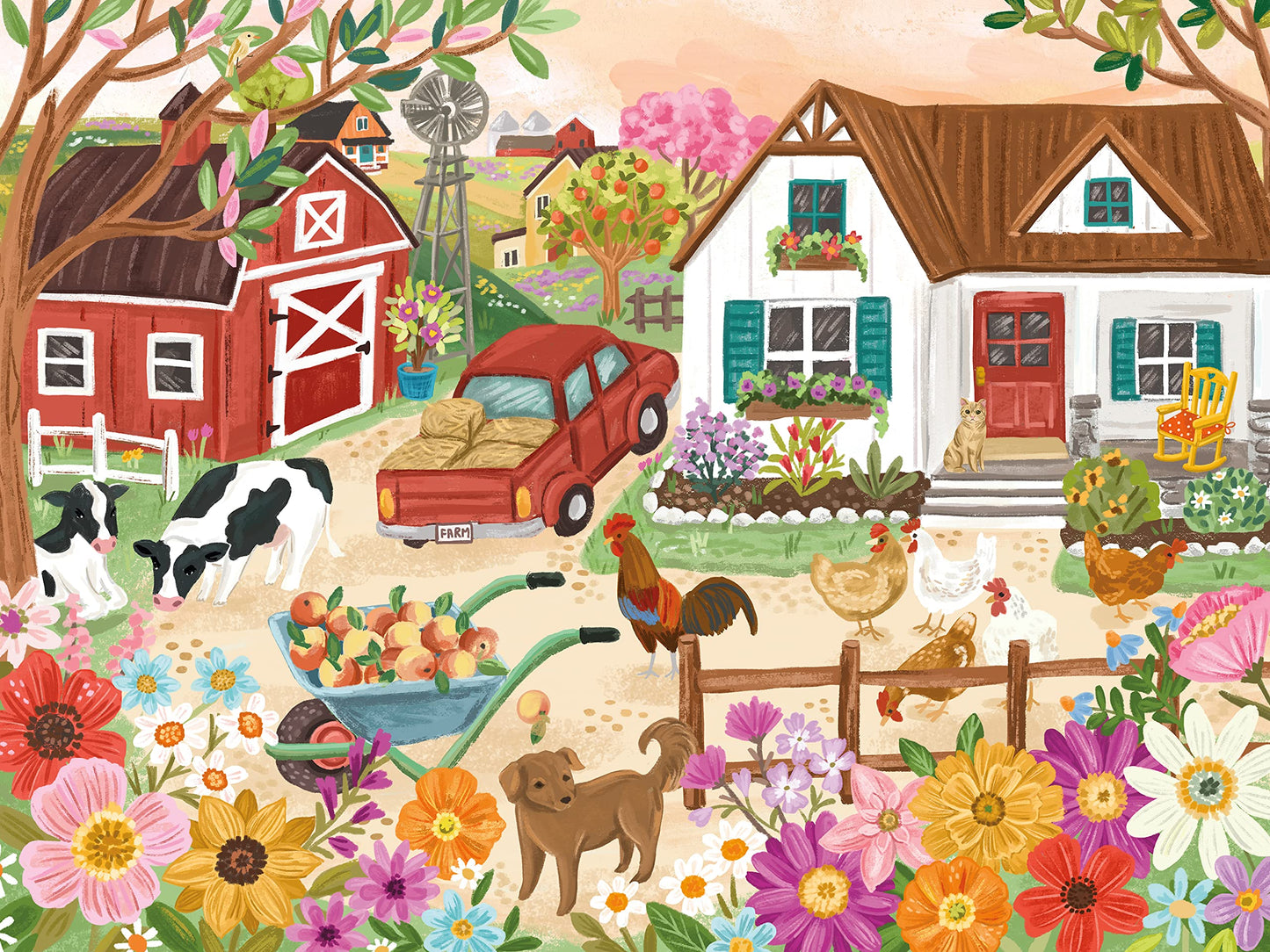 Ceaco - Olivia Gibbs - Farm Life - 300 Piece Jigsaw Puzzle