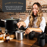 Craft & Venture Wax Melter for Candle Making - Candle Wax Melting Pot Holds 7qts (14lbs) of Wax – Soap Melter for soap Making Supplies - Easy Pour Candle Maker for Candle Making Supplies Craft & Venture