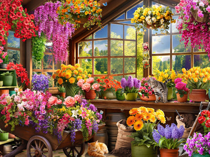 Ceaco - Colorful Potting Shed - 500 Piece Jigsaw Puzzle