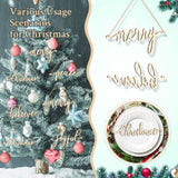 20 Pcs Merry Christmas Sign Xmas Wooden Cutout Letter Plate Ornaments Rustic Merry Sign Christmas Wooden Sign Table Decors Joyful Peace Believe Cutout Plates Ornament for Home Christmas(Burlywood) Jetec