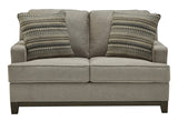 Signature Design by Ashley Kaywood Modern Loveseat with Accent Pillows, Gray Signature Design by Ashley