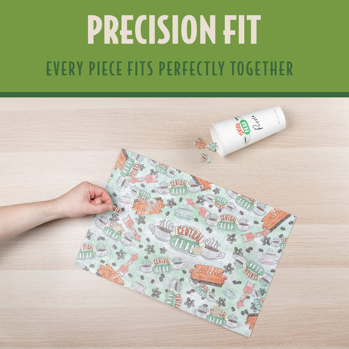 Friends TV Show Central Perk Coffee Cup Jigsaw - Officially Licensed Merchandise Paladone