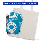 Waterlife 4-in-1 Pool Hammock 2-Pack, Inflatable Pool Chair Float, Water Hammock (Saddle, Lounge Chair, Hammock, Drifter), Navy & Light Blue Aqua LEISURE