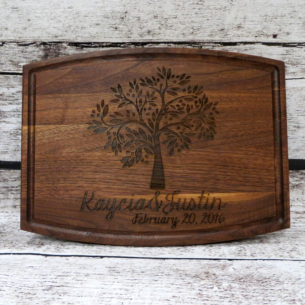 Personalized Wood Cutting Board - Walnut - Maple - 20 Designs donebetter
