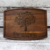 Personalized Wood Cutting Board - Walnut - Maple - 20 Designs donebetter