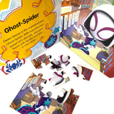 Marvel Spidey and his Amazing Friends My First Puzzle Book - Jigsaw Puzzles for kids, 10-page board book, 5 puzzles to enjoy Phidal