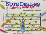 WP251 - Note Designs - A Coloring Note Speller - Bastien Neil A. Kjos Music Company