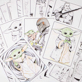 Crayola Mandalorian Coloring Book with Poster, Baby Yoda Featured, Styles Vary, 28 Pages Crayola