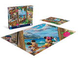 Ceaco - Thomas Kinkade - Disney - Travel Collage - 2000 Piece Jigsaw Puzzle Ceaco