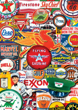 Masterpieces 1000 Piece Jigsaw Puzzle with Collectible Tin Case - Retro Petrol - 11.25"x16.75" Masterpieces