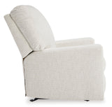 Signature Design by Ashley Rannis Casual Manual Rocker Recliner, White Signature Design by Ashley