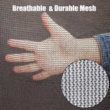 Cliselda 12 ft Trampoline Net Replacement with 6 Poles, 12 Foot Trampoline Netting Replacement, Safety Net for Round Frame Trampoline Enclosure Kit Cliselda