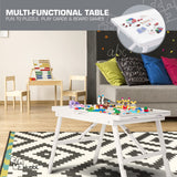 Jumbl 1000-Piece Puzzle Table w/Cover | 23” x 31” Jigsaw Puzzle Board w/Legs 6 Removable Storage & Sorting Drawers | Smooth Plateau Fiberboard Work Surface & Reinforced Hardwood | for Games & Puzzles Jumbl