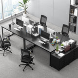 ZenStyle Computer Desk 55" Large Office Desk Computer Table Laptop PC Simple Study Writing Desk for Home Office, Black ZenStyle