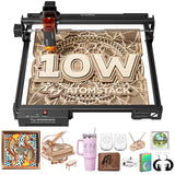 ATOMSTACK 10W Laser Engraver, A10 PRO V2 Laser Cutter, 0.06mm High Accuracy Laser Engraving Machine for Wood and Metal, Dark Acrylic, Glass, Leather ATOMSTACK
