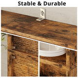 IRONCK Tall Bookcase with LED Lights, 70 in Industrial Bookshelves and Bookcases with Doors, 6 Shelf Display Storage Shelves Floor Standing for Home Office, Living Room, Bedroom IRONCK