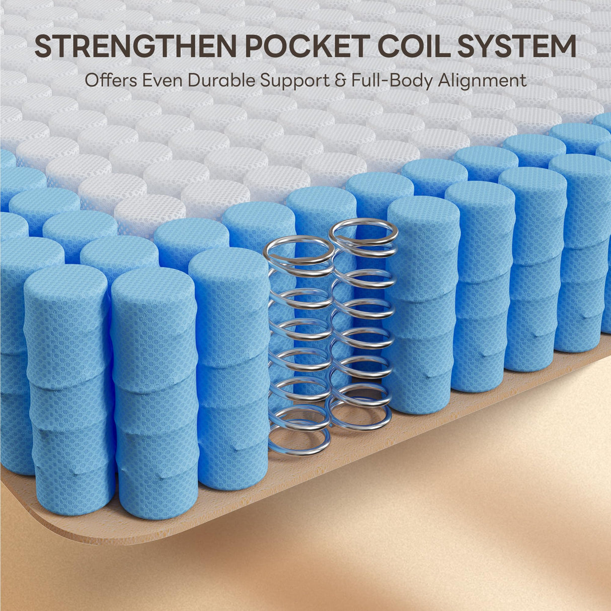 LIKIMIO 12 Inch Twin Mattress, Cool Hybrid Mattress in a Box, Gel Memory Foam, Individual Pocket Springs for Strong Edge Support, Motion Isolation, Pressure Relief, Oeko-TEX & CertiPUR-US, SG Made LIKIMIO