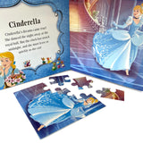 Disney Princess My First Puzzle Book - Jigsaw Puzzles for kids, 10-page board book, 5 puzzles to enjoy Phidal