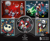 Ceaco - 5 in 1 Multipack - Disney - Tim Burton's The Nightmare Before Christmas - (2) 300 Piece, (2) 500 Piece, (1) 750 Piece Jigsaw Puzzles Ceaco