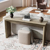IQCNGVX Long Console Table 58 Inch, Farmhouse Hallway Entryway Table, Narrow Wood Sofa Table Behind Couch, Entrance Entry Way Furniture for Living Room, Foyer, Large, Easy Assembly IQCNGVX