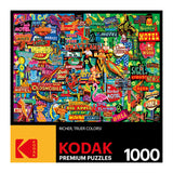RoseArt - Kodak Premium - Neon Signs - 1000 Piece Jigsaw Puzzle for Adults Cra-Z-Art