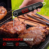 ThermoPro TP18 Ultra Fast Thermocouple Digital Instant Read Meat Thermometer for Grilling BBQ Smoker Kitchen Food Cooking Thermometer for Oil Deep Fry Candy Thermometer ThermoPro