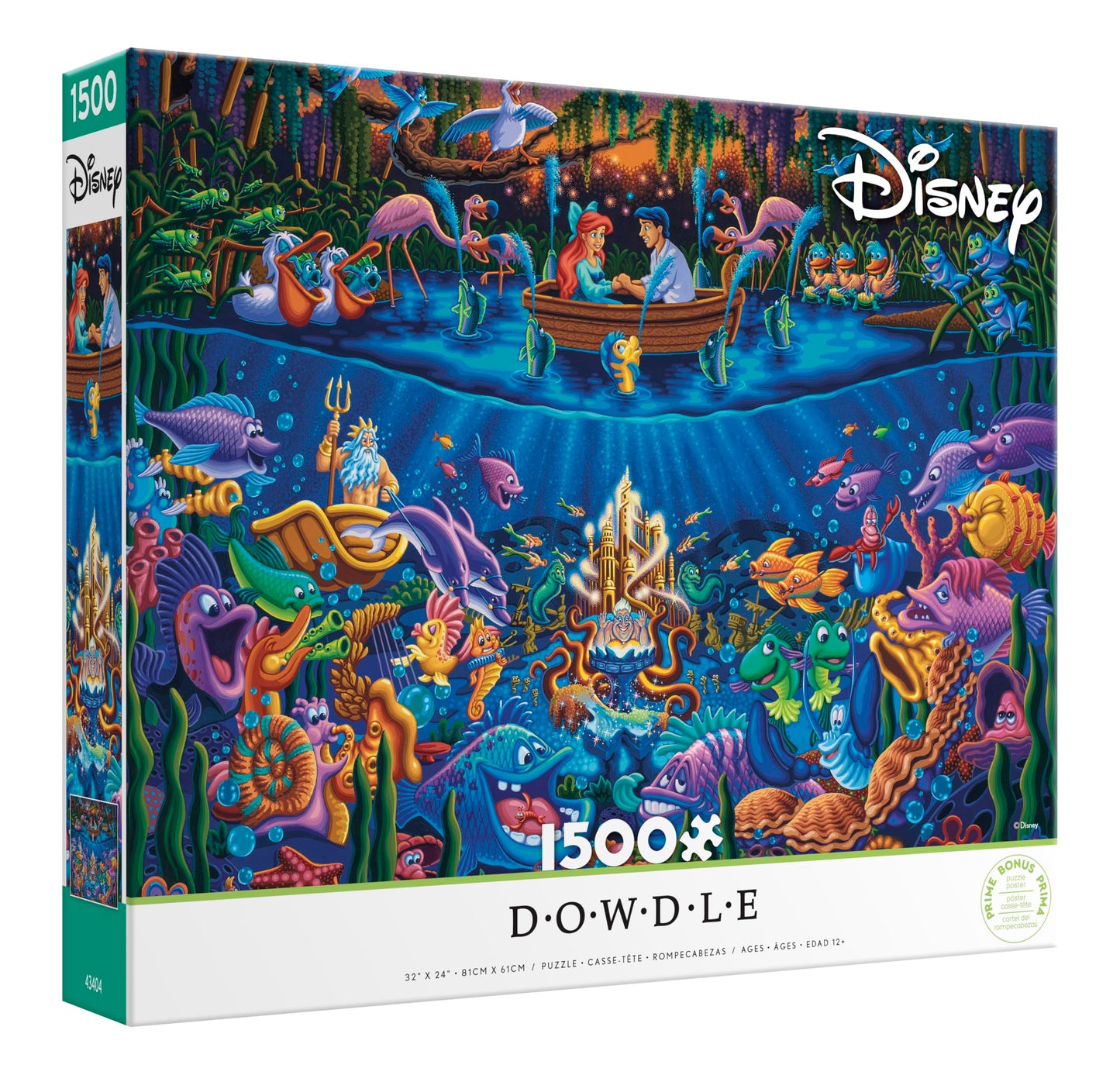 Ceaco - Disney - Dowdle - The Little Mermaid - Part of Your World - 1500 Piece Jigsaw Puzzle