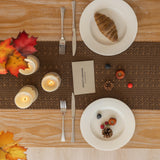 Keketoarrange Boho Brown Table Runner for Home Decor 12x72 Inches Farmhouse Macrame Burlap Jute Rustic Dining Kitchen Centerpiece Bohemian Decor French Country Baby Bridal Shower Decorations Keketoarrange