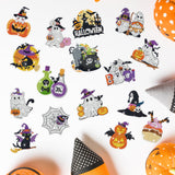 16 Pcs Luminous Halloween Diamond Art Magnets Kit, Glow in The Dark Diamond Painting Magnet Set for Adults Kids Beginners, Halloween Cute Ghost DIY Craft Fridge Magntic Stickers Home Decor Gifts CRASHOT