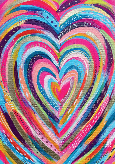 Buffalo Games - Ettavee - Bright Heart - 500 Piece Jigsaw Puzzle for Adults -Challenging Puzzle Perfect for Game Nights - Finished Size is 21.25 x 15.00 Buffalo Games