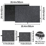 Lavievert 2-in-1 Reversible Puzzle Board with 6 Drawers & Cover Mat, Lightweight Double-Sided Felt Puzzle Plateau for Adults & Kids, Portable Jigsaw Puzzle Table for Games Up to 1500 Pieces LAVIEVERT