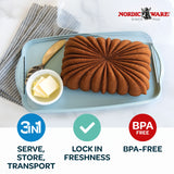 Nordic Ware Loaf Cake Keeper, Blue,12.8"L x 7.3"W x 4.6"H Nordic Ware