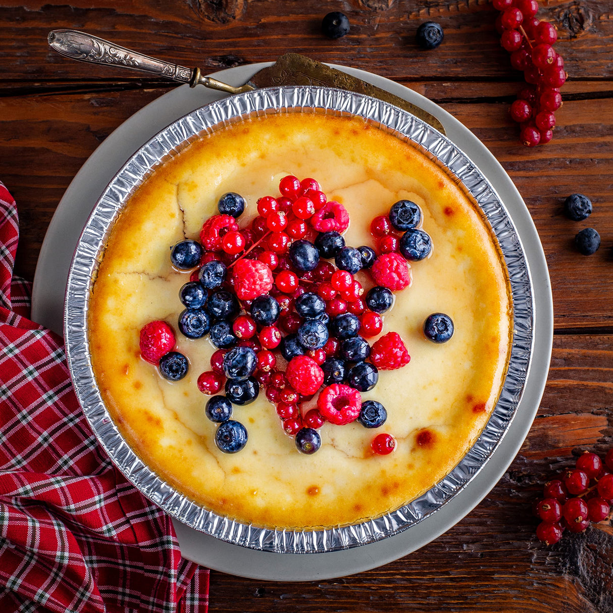 NoCry Premium Disposable Pie Pans (50 Pack) — 9 Inch Foil Aluminum Tins with Full Curl Lip for Baking Delicious Tarts or Crispy Pastry Crusts — Lightweight Yet Sturdy — Even Heat Distribution NoCry