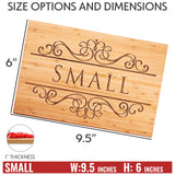 Personalized Cutting Board, 15 Designs - Gifts for Couples, Housewarming Gifts, Bridal Shower, Wedding Gift for Her, Engraved Kitchen Sign - 9X6" Lara Laser Works
