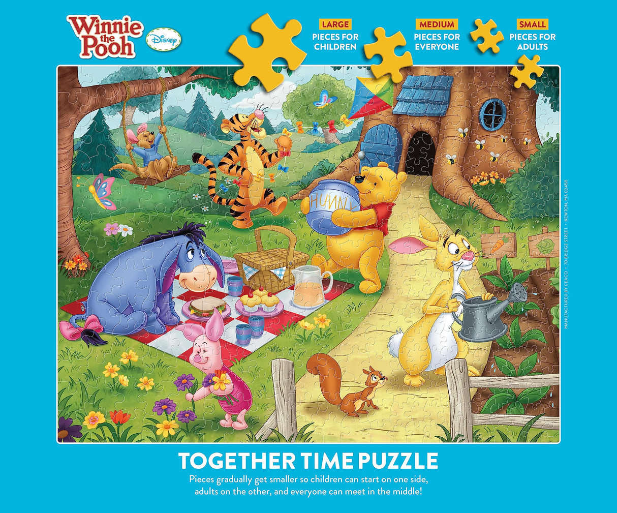 Ceaco - Disney - Together Time - Winnie The Pooh - 400 Piece Jigsaw Puzzle Ceaco