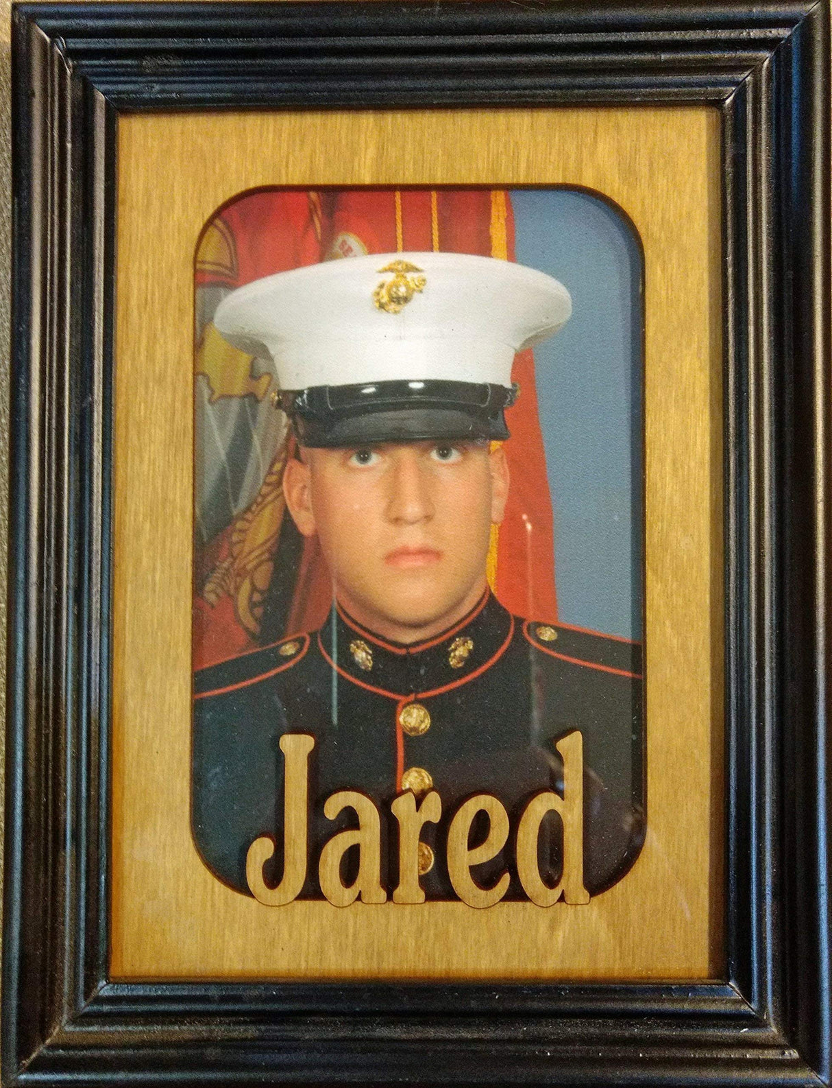 Personalized Laser Cut Name Photo Frame Mat for 5x7 Frame Generic