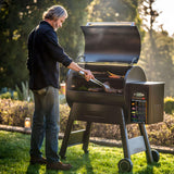 Wallors BBQ Smoker Accessories, Meat Temperature & BBQ Smoker Guide Sign, Smoker & Pellet Grill Smoker Grill Meat Smoking Accessories, Meat Time & Temp Guide Metal Gift 12x8 Inch Wallors