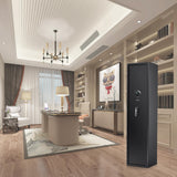 Rifle Safe 5 Gun Safes Quick Access Biometric Rifle Safe Gun Cabinets for Rifles and Shotguns Gun Safe for Rifles Storage Easier Smart Rifle Cabinet Provide Silence and Vibration Function hunter good