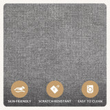 Weture Swivel Rocker Recliner Chair with Heat and Massage, 360 Degree Swivel Recliner Chair with Cup Holders and USB Port, Big Oversized Rocking Single Sofa for Living Room (Fabric, Grey) Weture