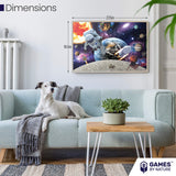 Space Puzzle for Adults - 1000 Piece Solar System Planet in Space Jigsaw Puzzles Galaxy Outer Space Astronaut, Family Fun – Premium Materials, 27.5" x 19.5” Vibrant Non-Glare Soy-Based Ink GAMES BY NATURE
