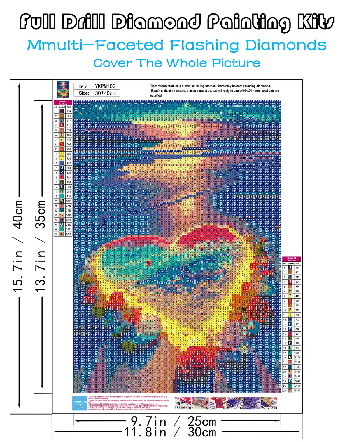 KINPLUB Heart Beach Diamond Painting Kits for Adults, 5D Sunset Diamond Art Kits for Beginners, DIY Full Drill Seaside Paint with Round Diamond Dots, Home Wall Decor 12 x 16 Inch KINPLUB
