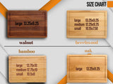 Personalized Wooden Cutting Board, Best Anniversary Gift for Couple, Personalized Name Gift for House warming, Wedding, Newly Married, Engagement, Kenzal Customized